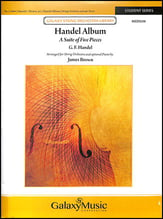 Handel Album Orchestra sheet music cover